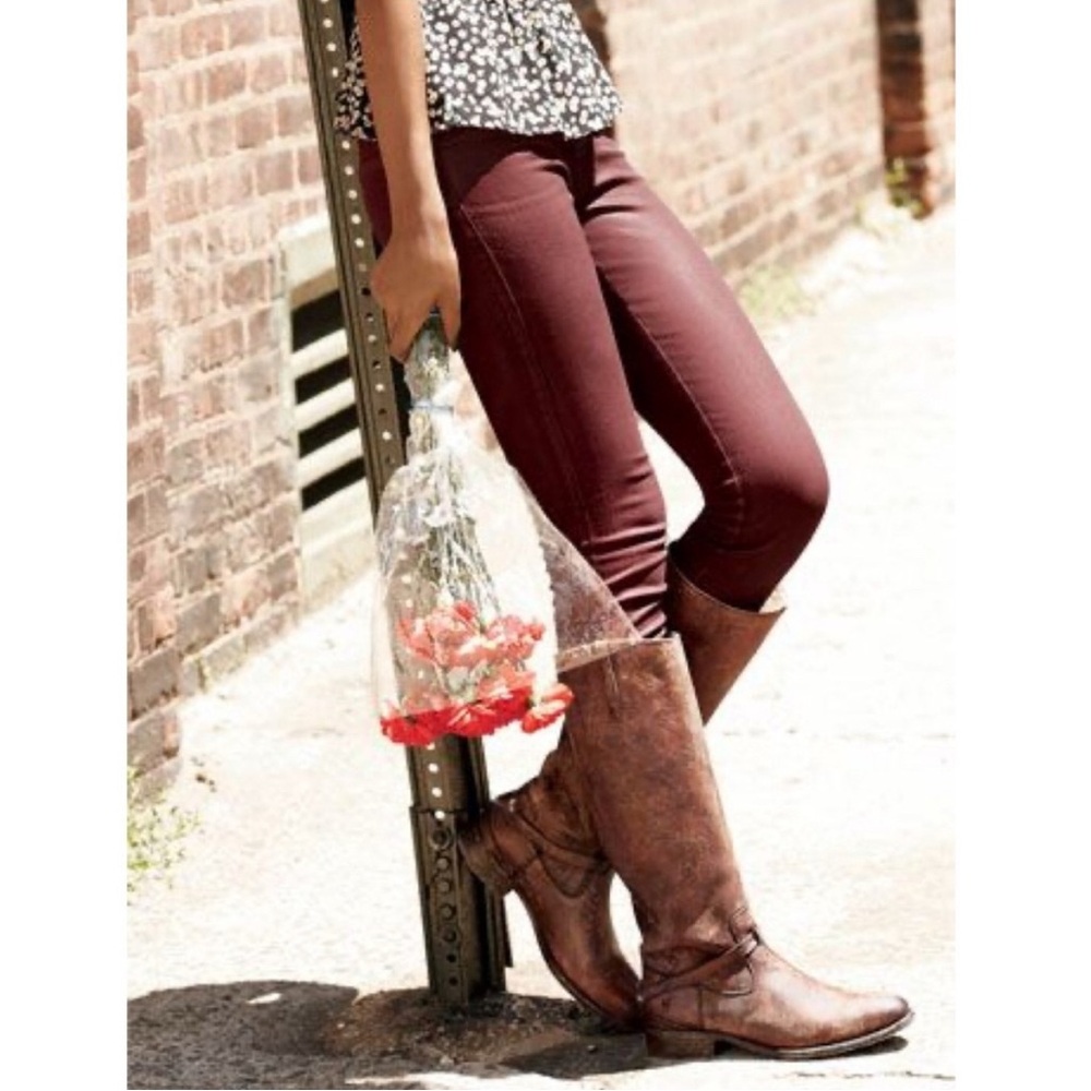 Frye Lindsay Tall Plate Riding Boots - Picture 8 of 16